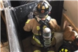 Firefighters encounter a confined space