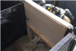 Firefighters encounter a low-clearance wall door