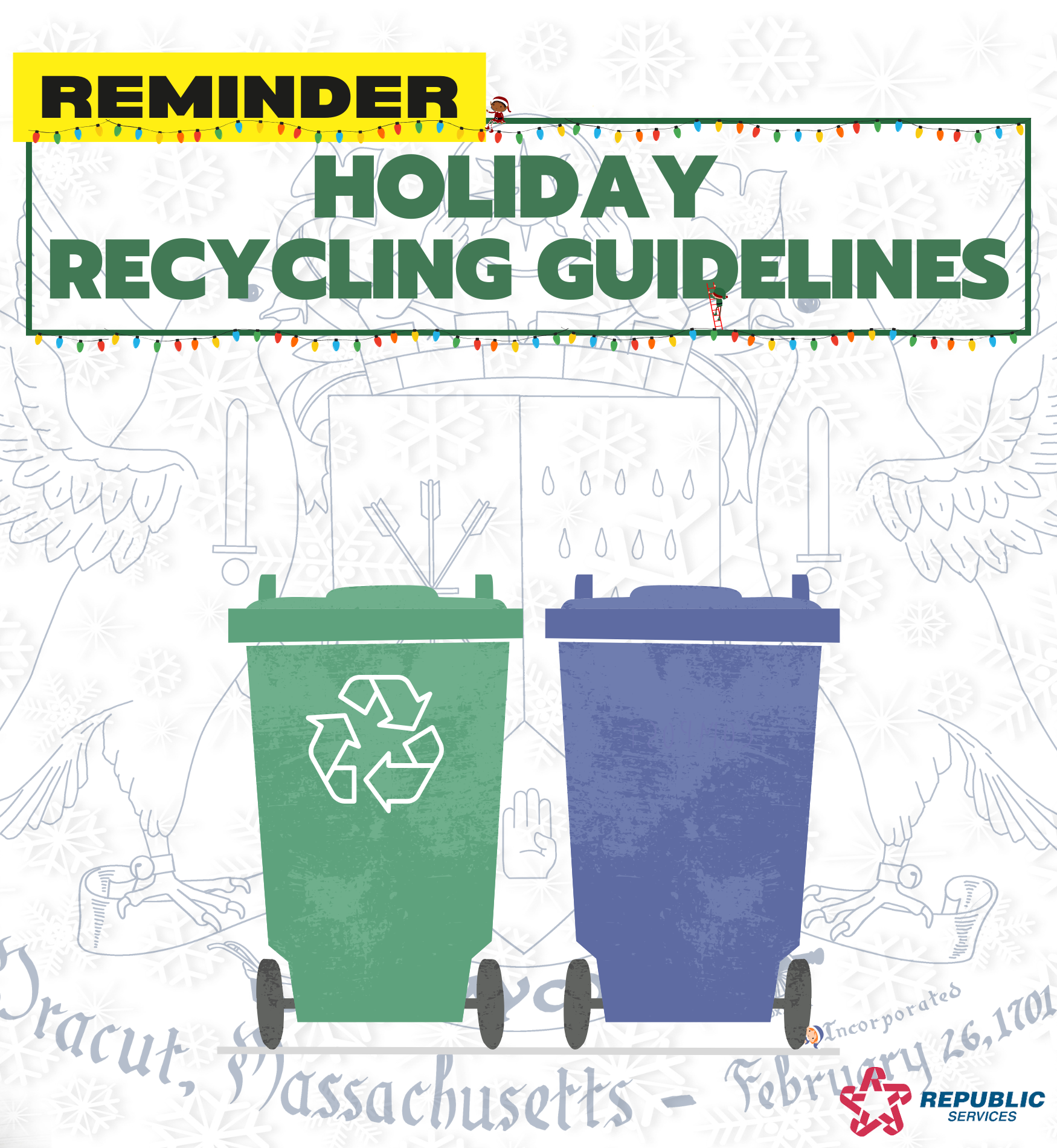Holiday Recycling Guidelines