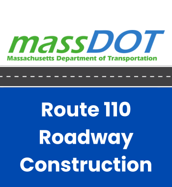 MassDOT Advisory: Route 110 Roadway Construction