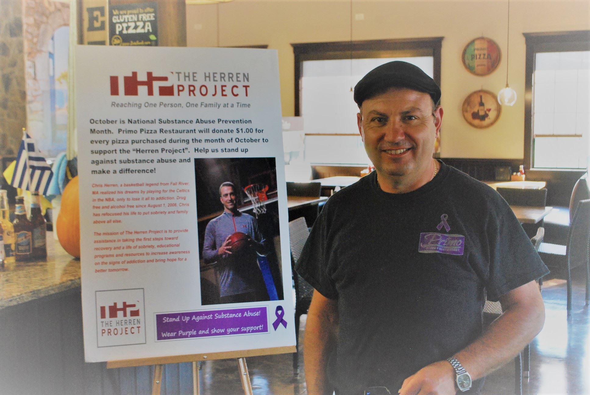 Primo Pizza owner Chris Kotsironis