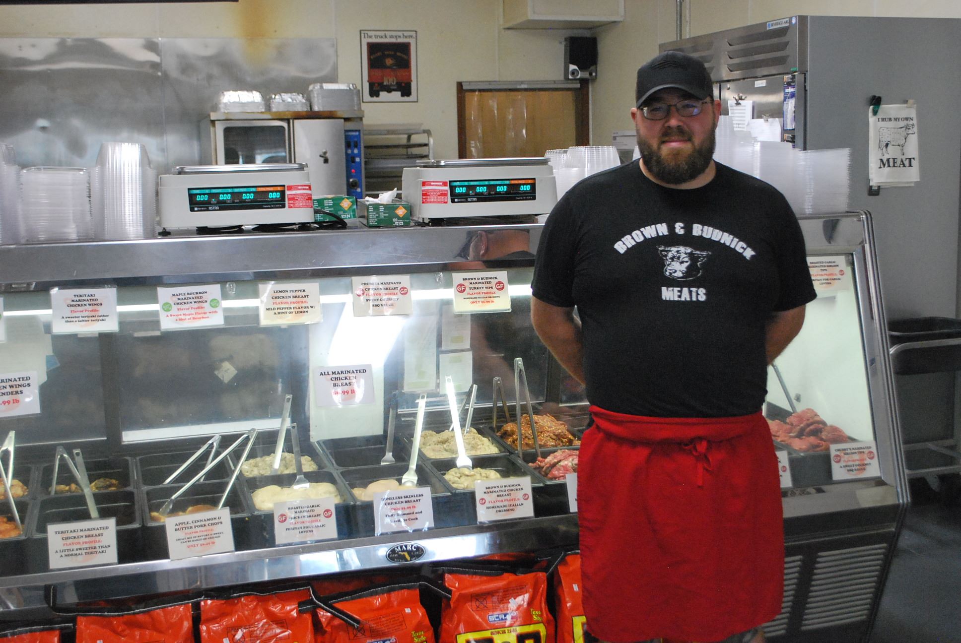 Jeff Brown is one of two Browns who own Brown & Budnick Meats
