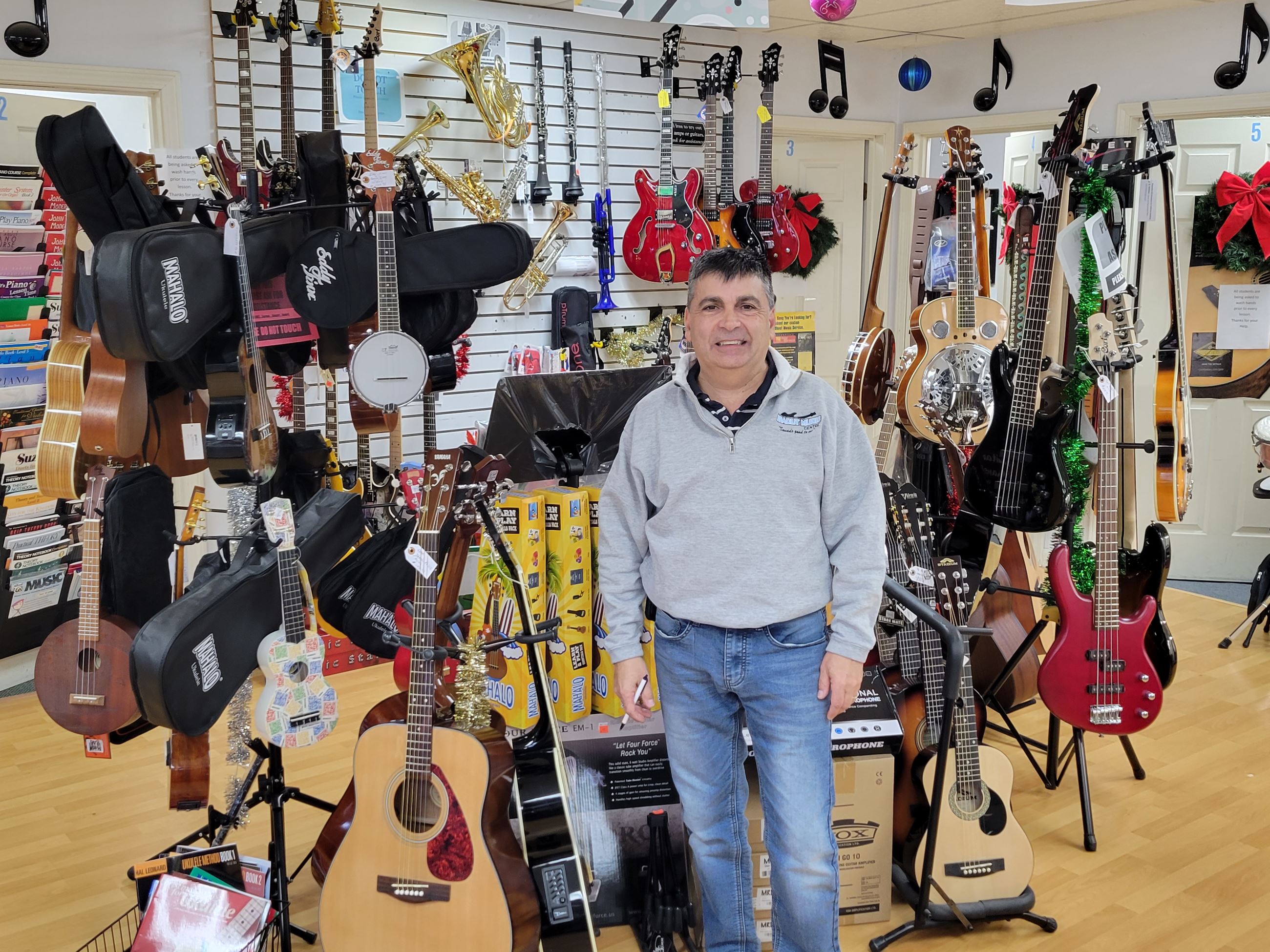 David Chandonnet of Dracut Music Centre