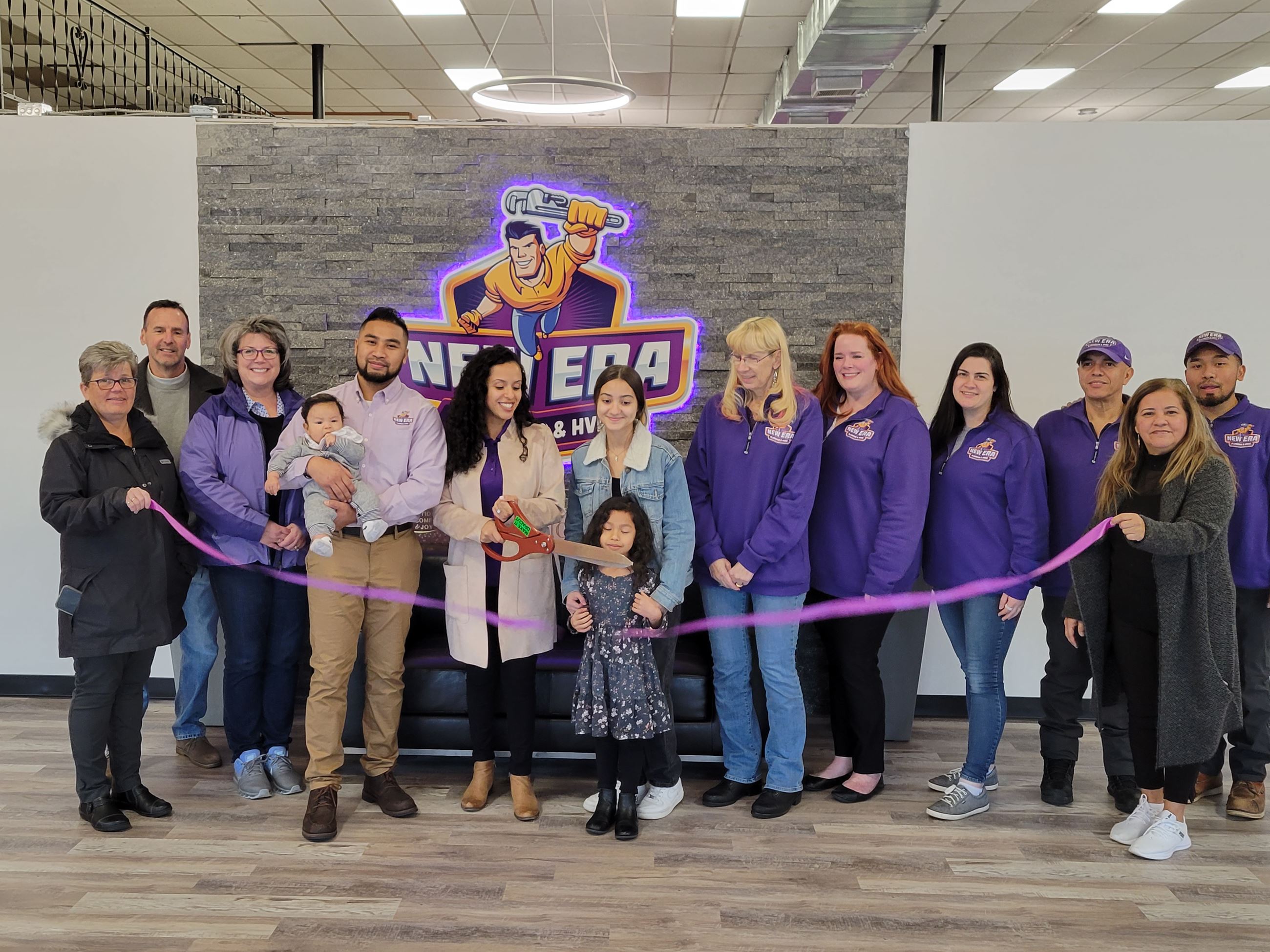 Ribbon-cutting ceremony for New Era Plumbing & HVAC