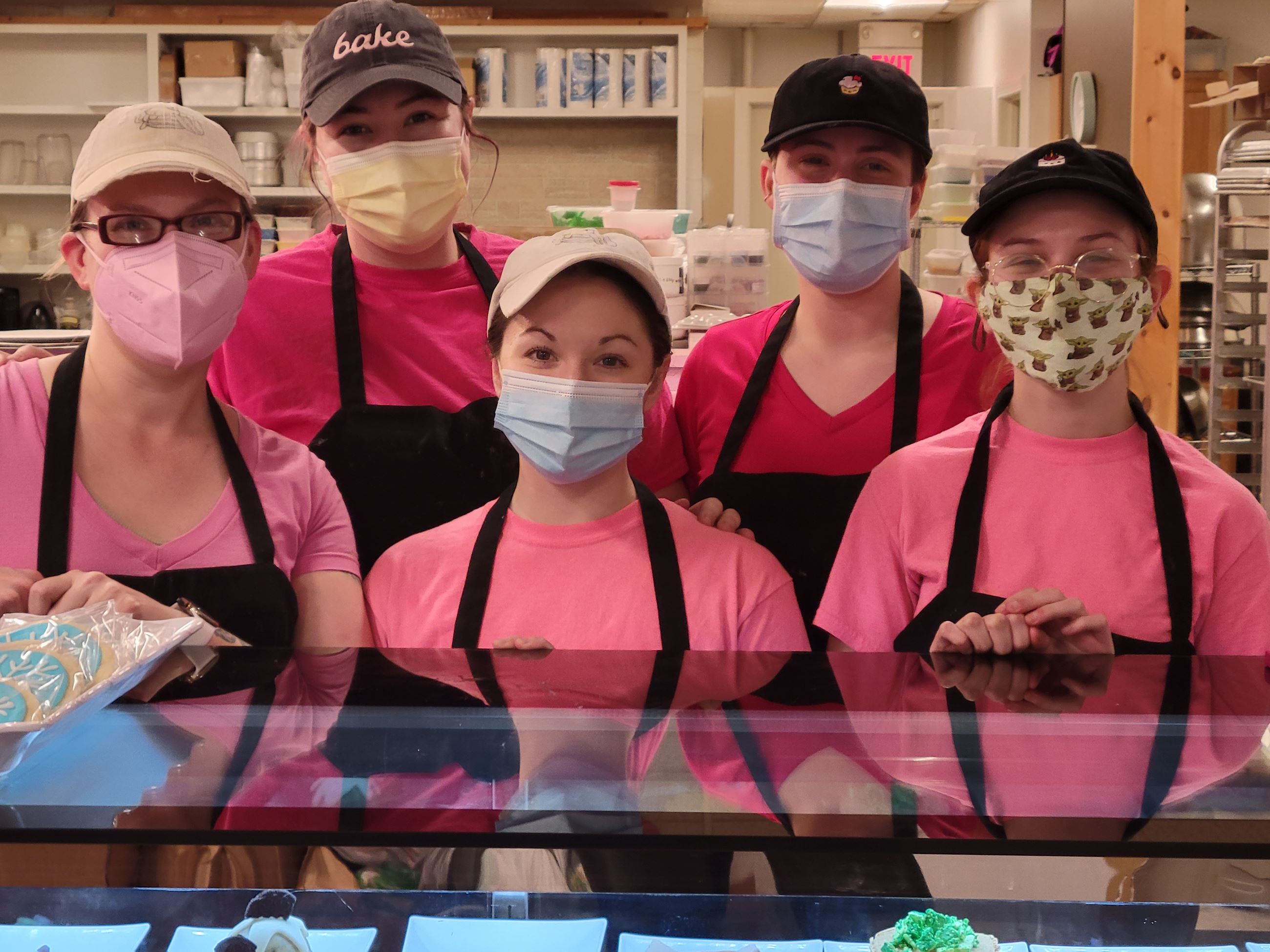 The crew at Sugar Coated Bakery