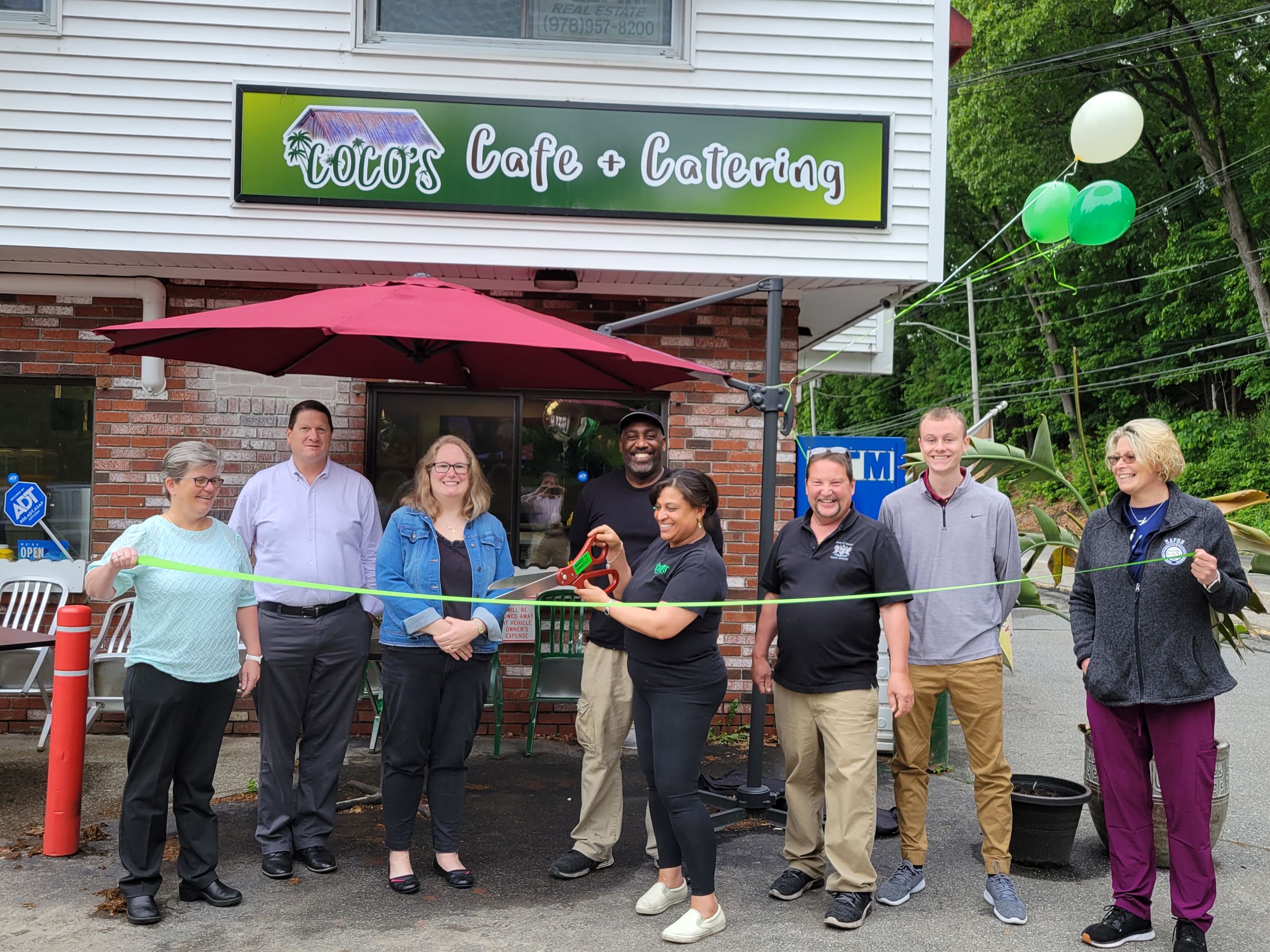 Ribbon-cutting ceremony for Coco's Cafe & Catering