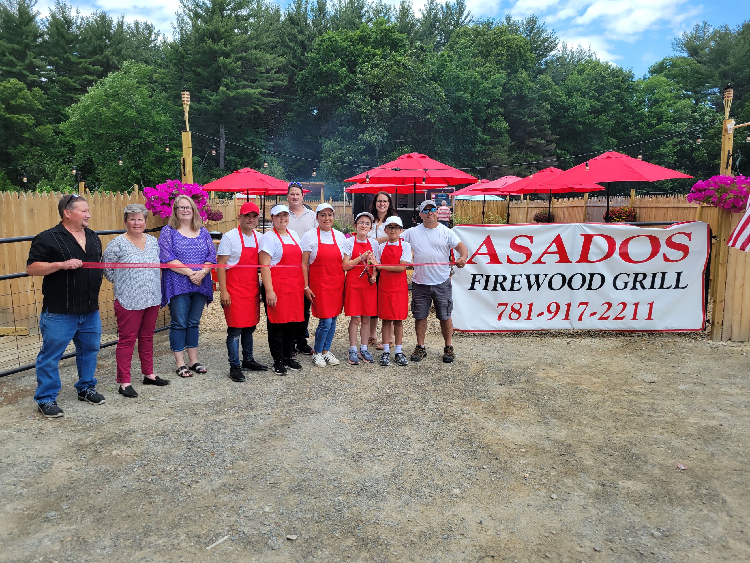 Ribbon-cutting ceremony for Asados Firewood Grill