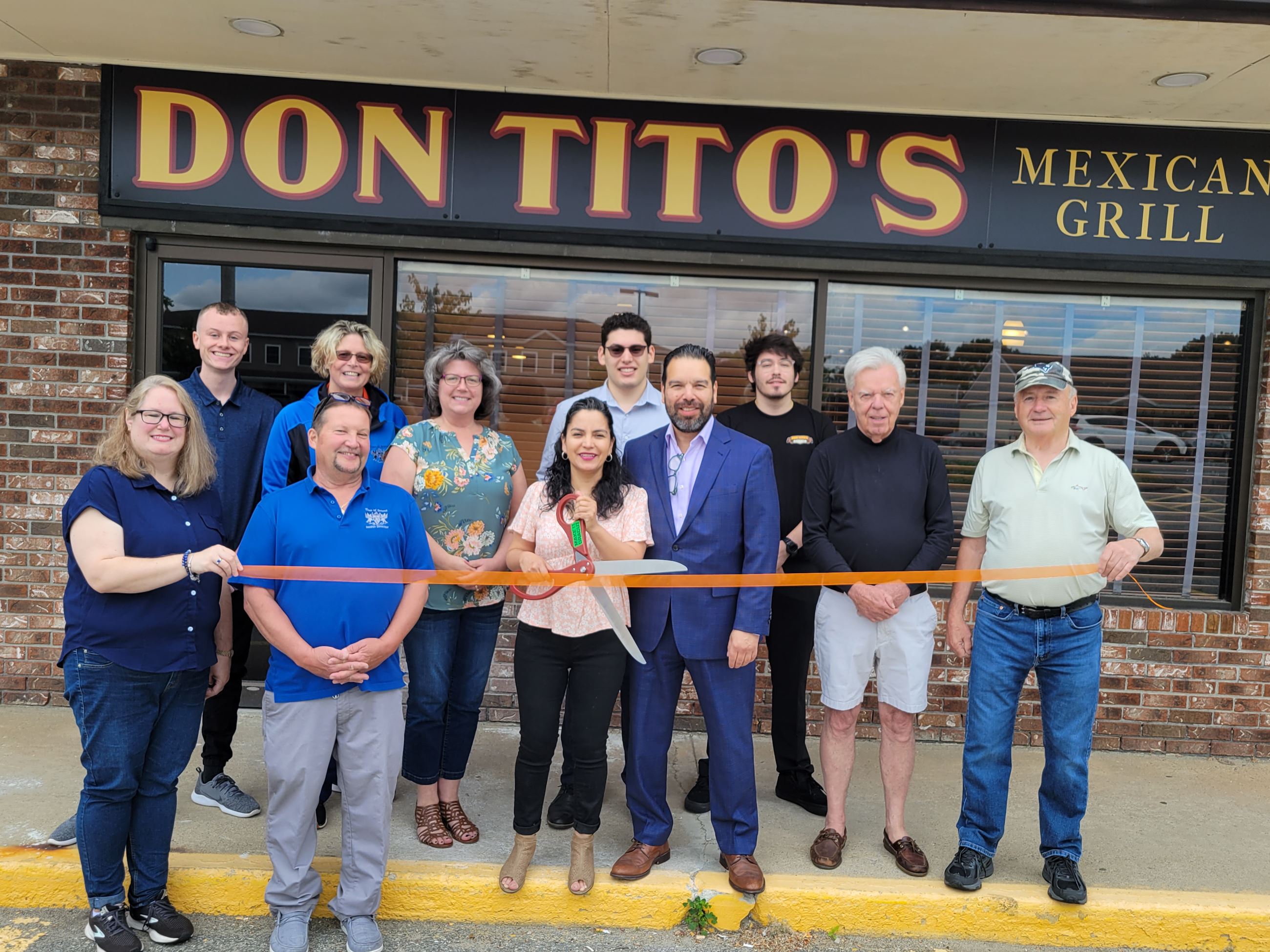 Ribbon-cutting ceremony for Don Tito's