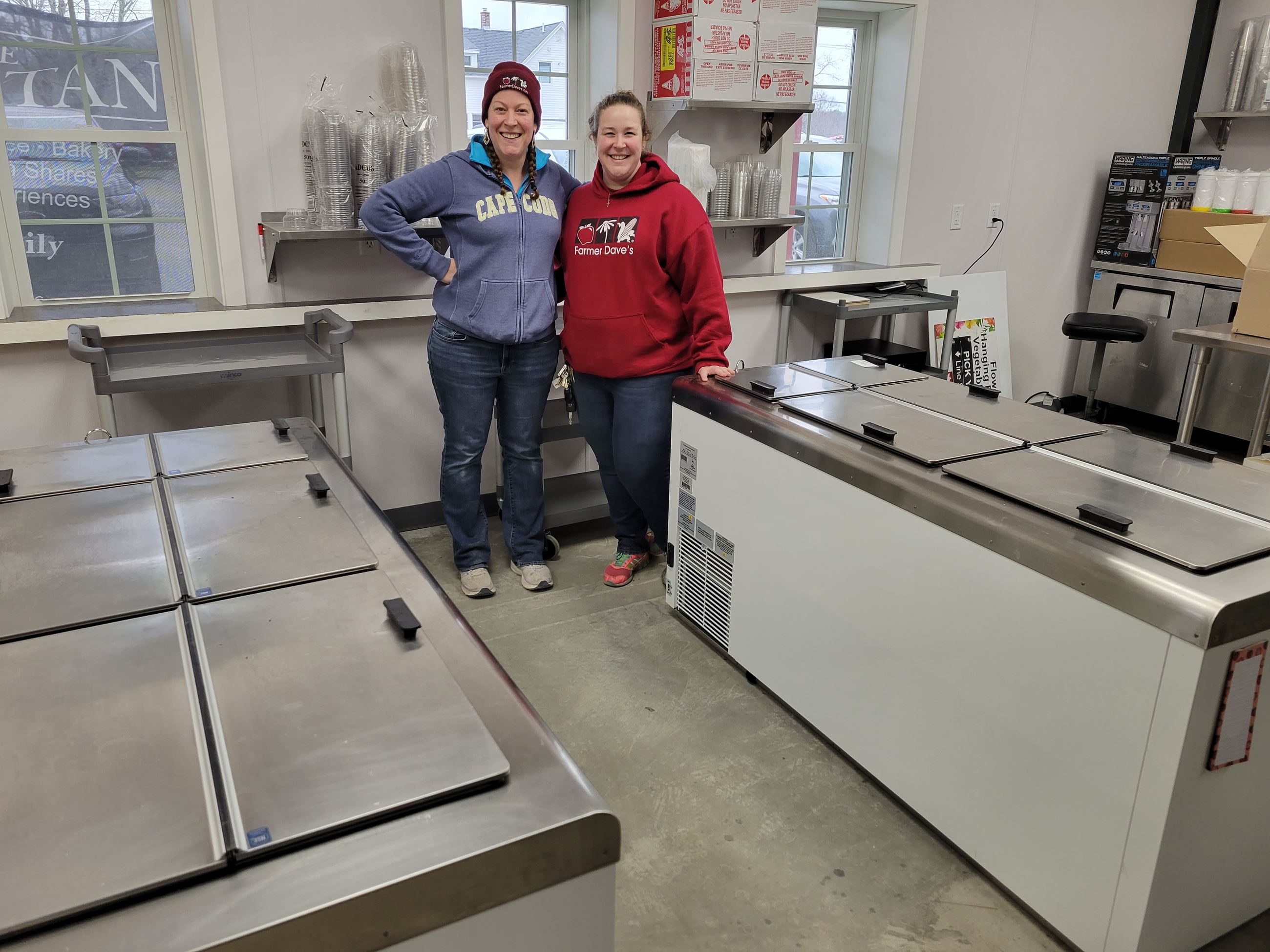 Jane Bowie and Travey Valera