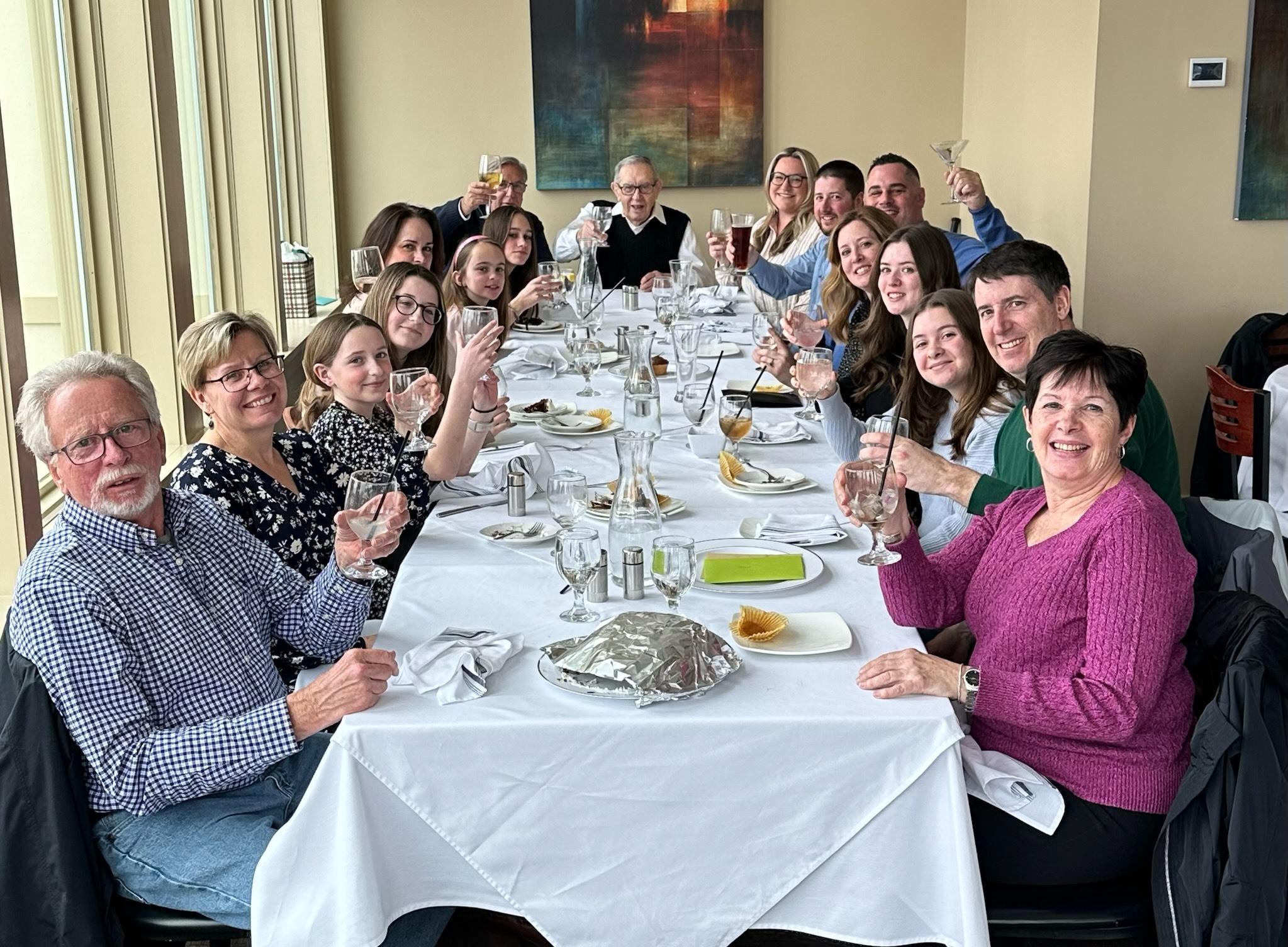 98th birthday party at Grazie Italian Restaurant