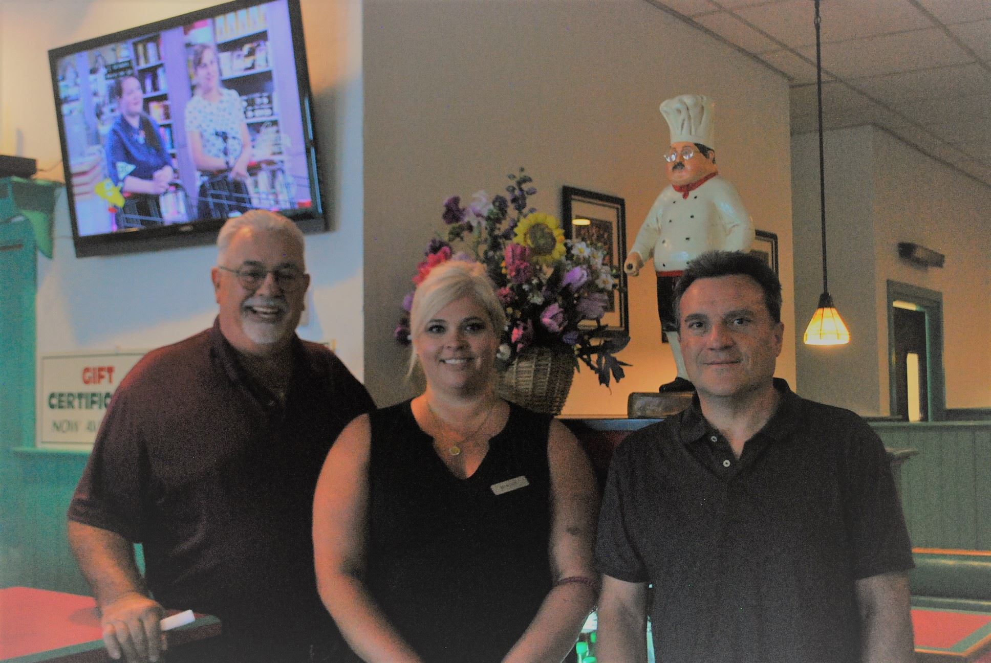 Steve Coravos, Stacey Coravos and Charlie Koravos