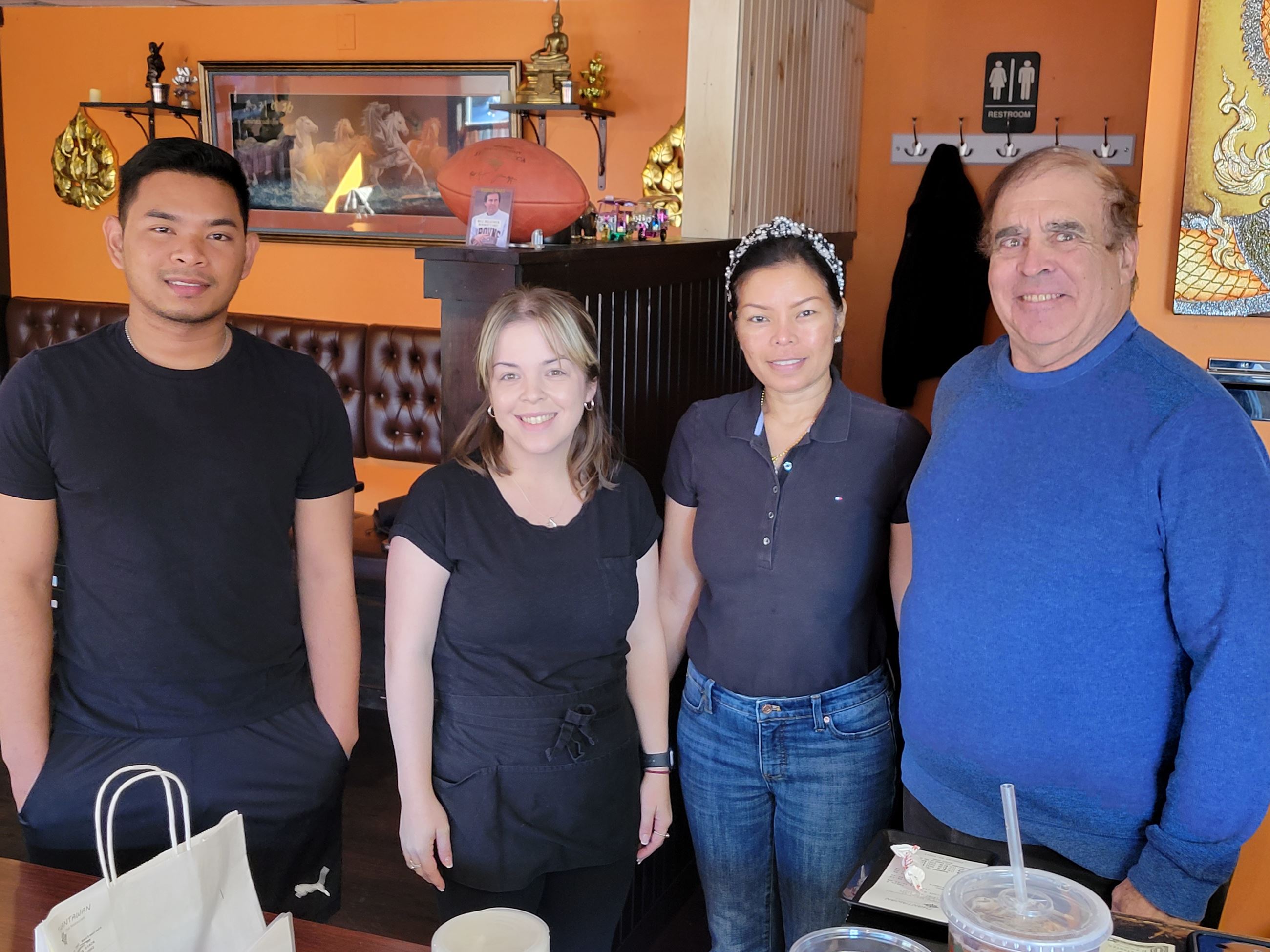 The crew at Thantawan Thai Restaurant