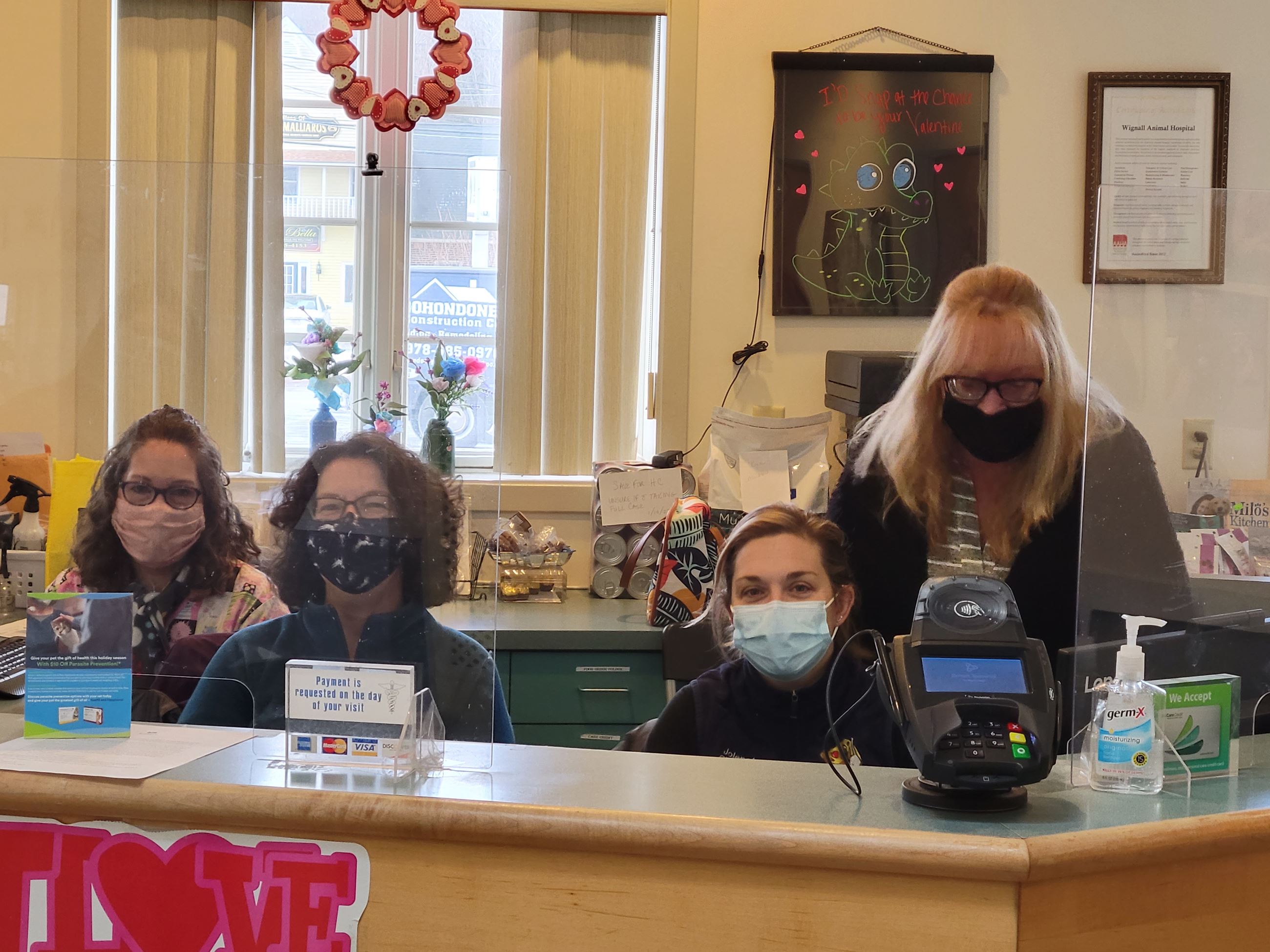 The crew at Wignall Animal Hospital