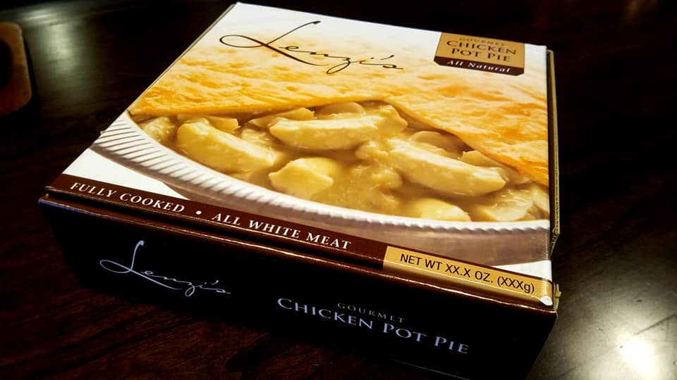The chicken pot pie to go became a hot item during COVID. (COURTESY LENZI’S CATERING)