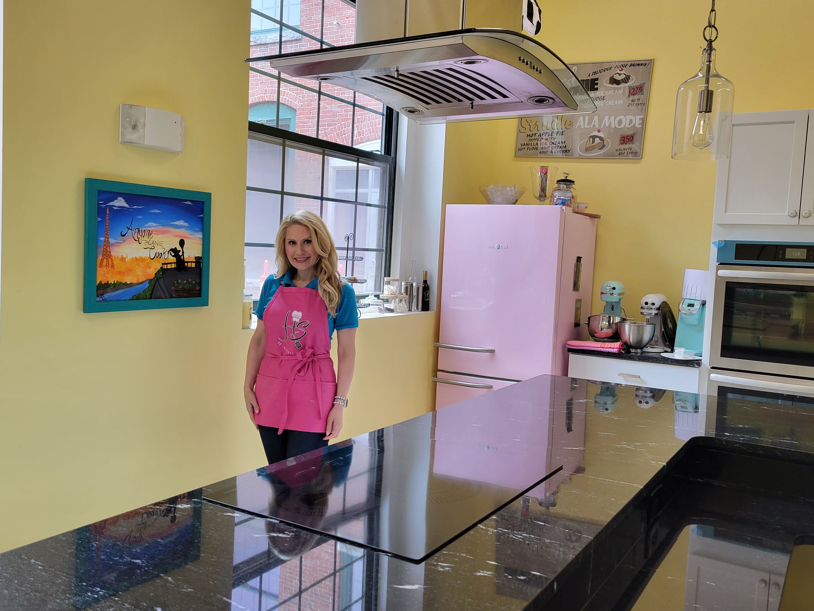 Brianna Hammar Rolfs in the kitchen at Hammar’s Studio. (PHOTO BY DRACUT ECONOMIC DEVELOPMENT)