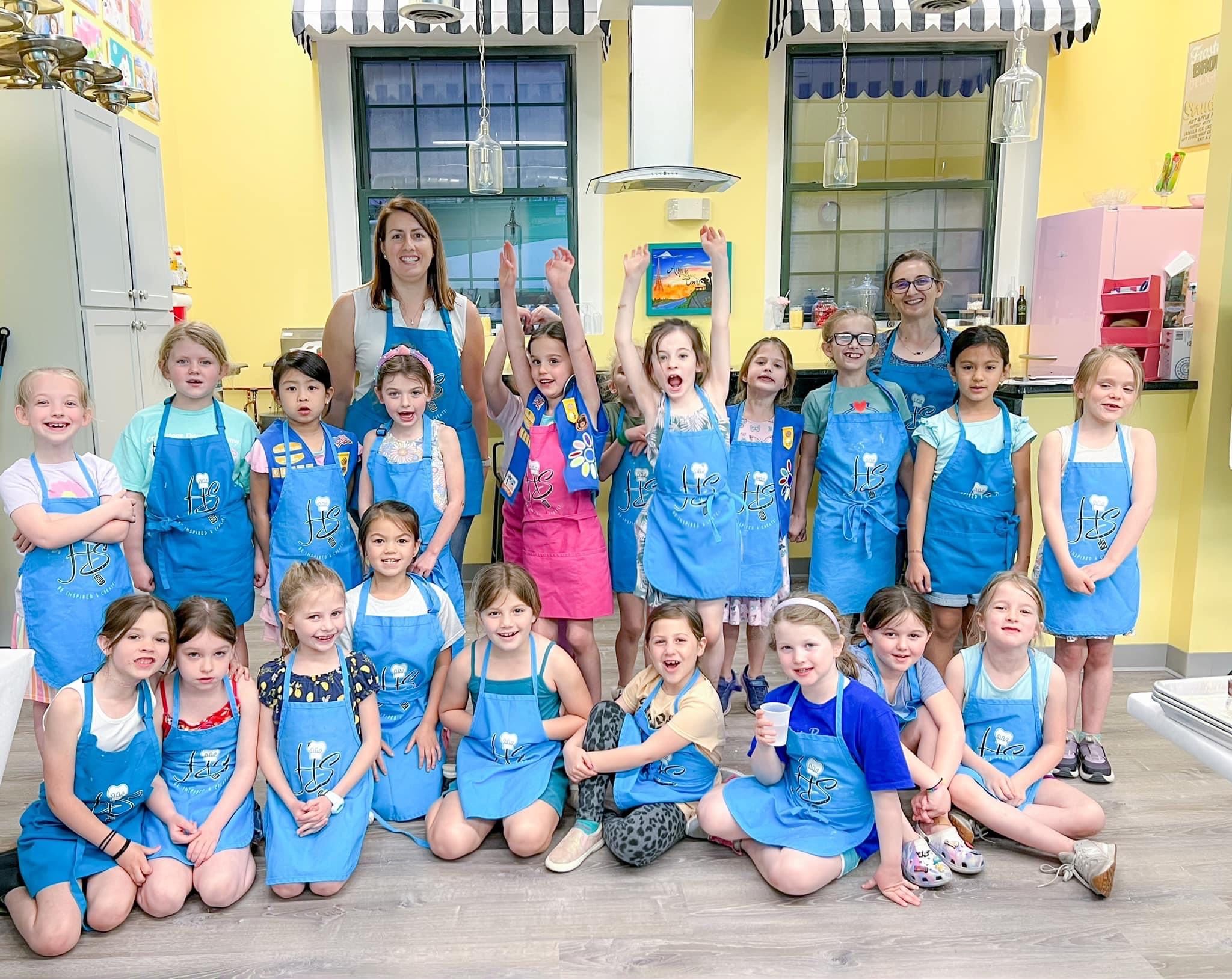 These kids are ready to paint at Hammar’s Studio in Dracut. (COURTESY HAMMAR’S STUDIO)