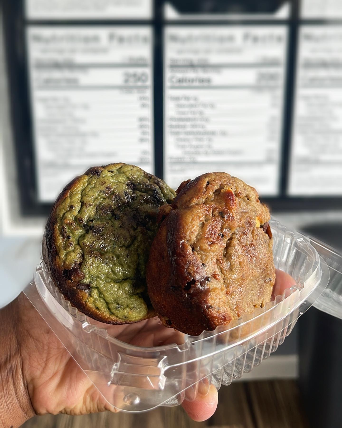 Mint and caramel muffins (COURTESY NUTRITION JUNCTION)