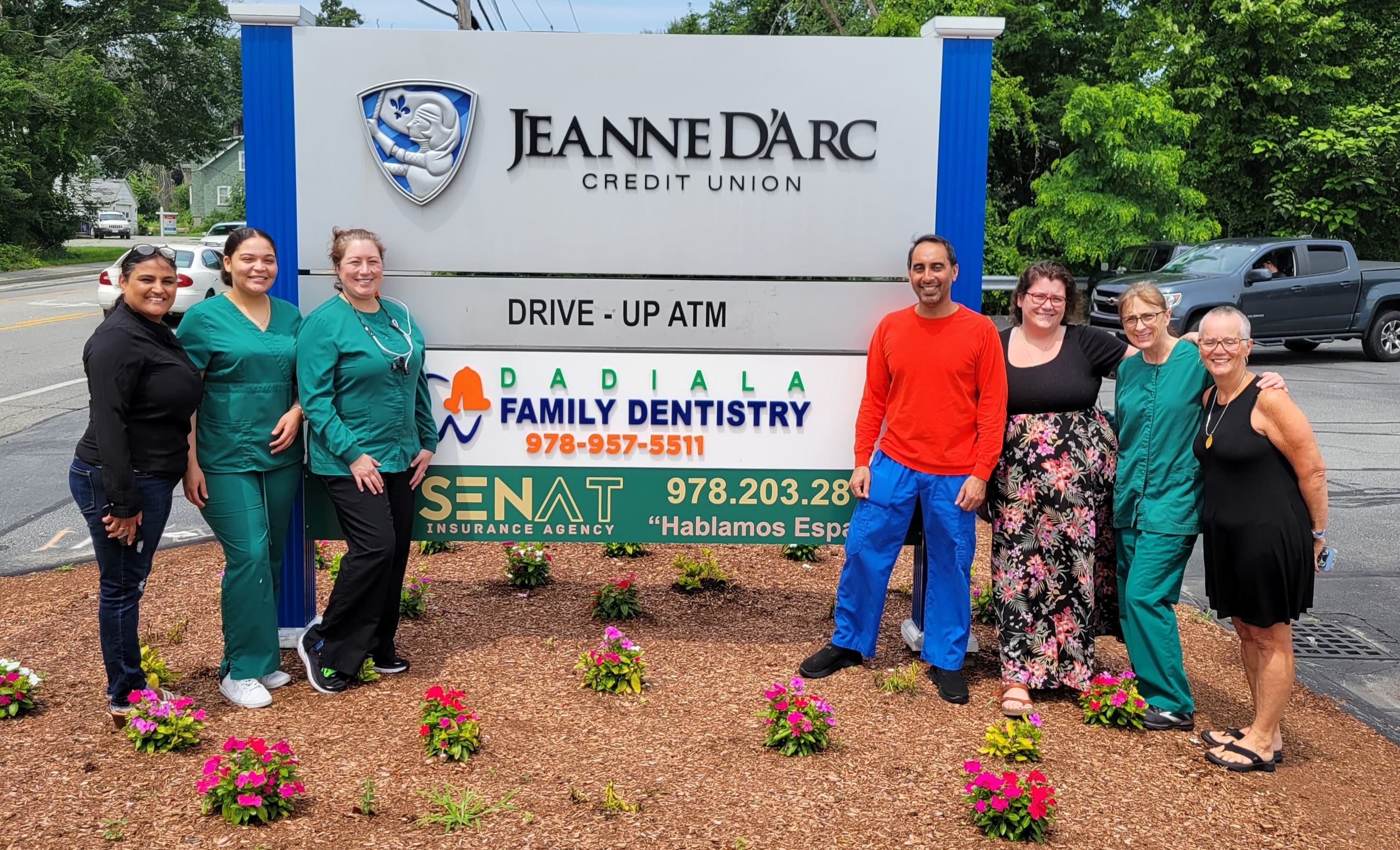 Hardeep Dadiala, Karla Vialet, Alison Thompson, Dr. Onkar Dadiala, Jenn Meli, Michelle