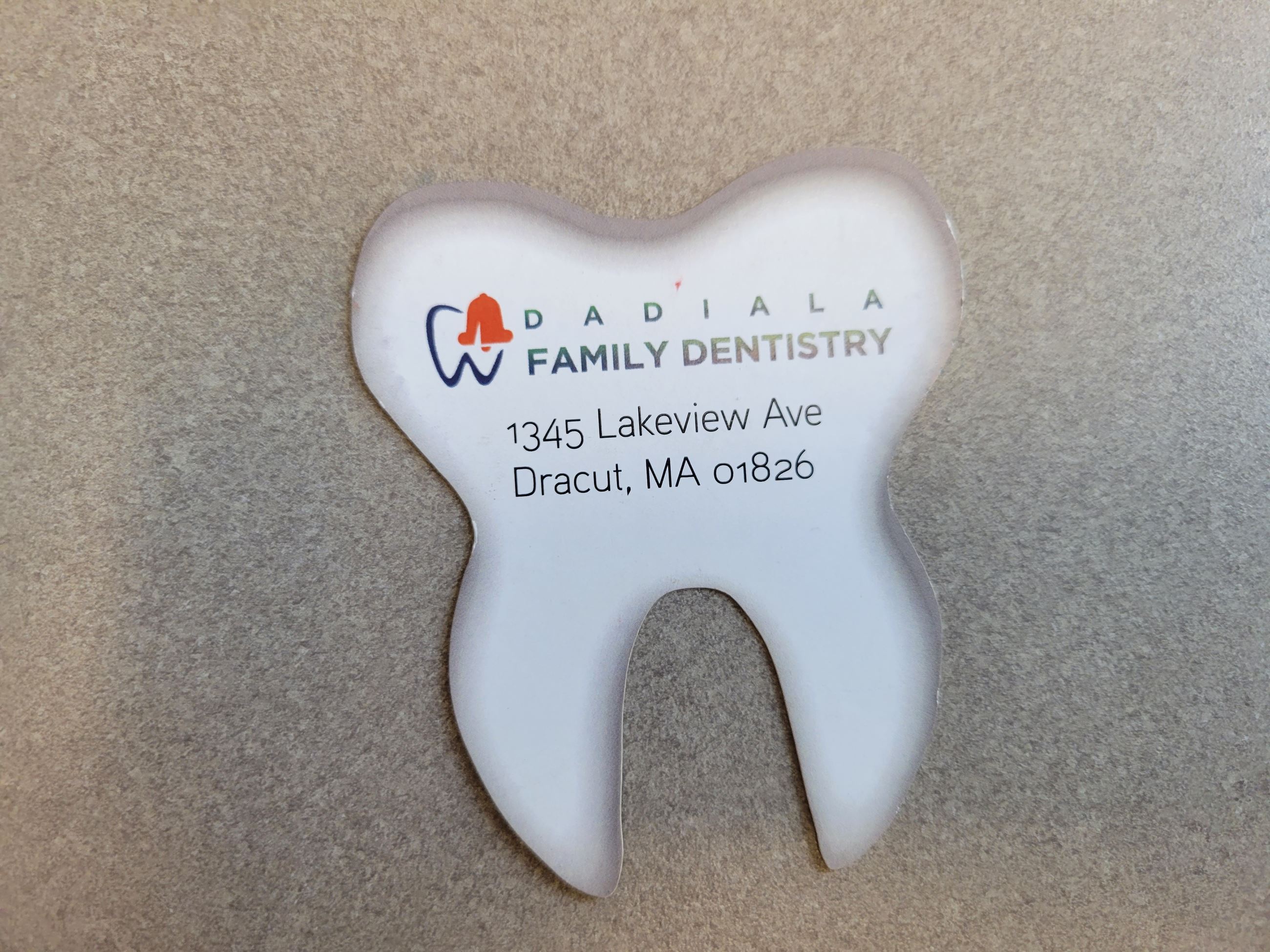 One of the more creative business cards. (DRACUT ECONOMIC DEVELOPMENT PHOTO)